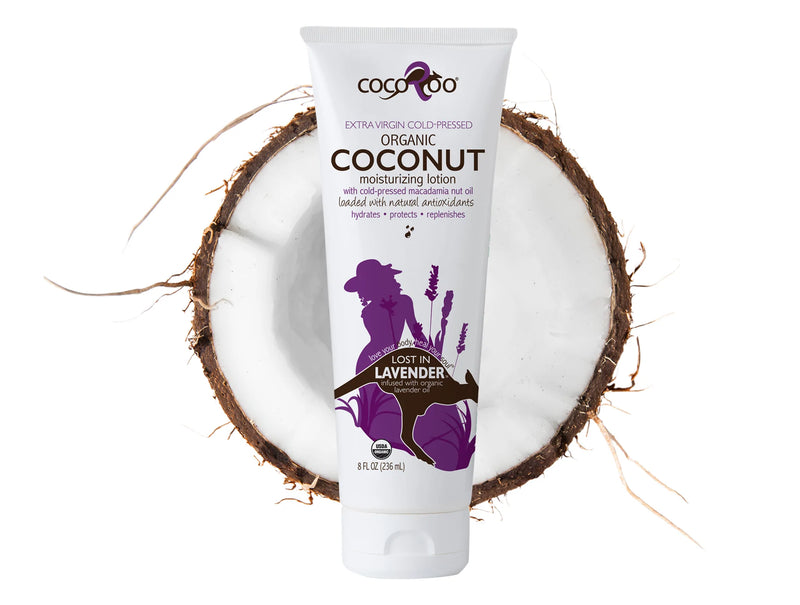 Body Cream CocoRoo Lavender  - Coconut Oil Moisturizer