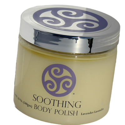 Body Polish Salt Scrub - 24 Ounce - Natural - Dry Skin Relief - Trillium