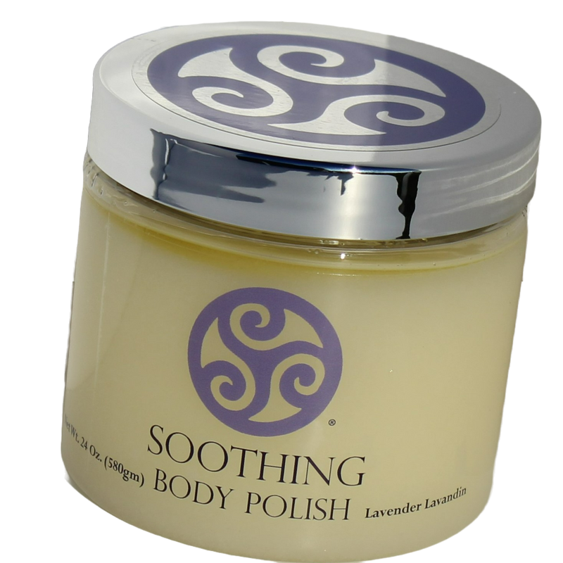 Body Polish Salt Scrub - 24 Ounce - Natural - Dry Skin Relief - Trillium