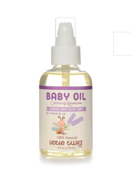 Baby Oil All Natural Sensitive Skin - Lavender Little Twig