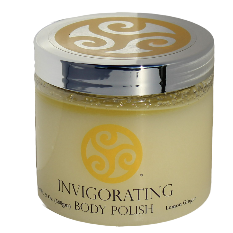 Body Polish Salt Scrub - 24 Ounce - Natural - Dry Skin Relief - Trillium