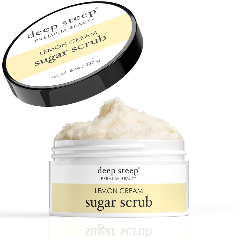 Sugar Body Scrub Lemon Cream By Deep Steep