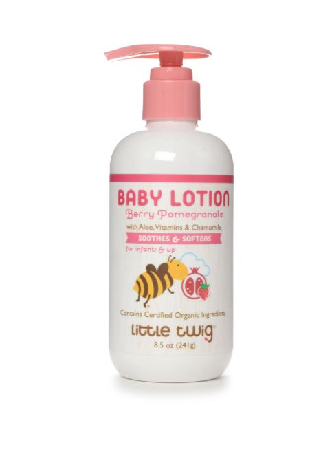 Lotion - Natural Soothing for Baby Berry Pomogranate Little Twig