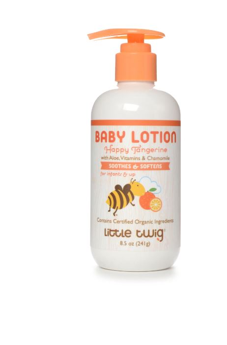 Lotion - Natural Soothing for Baby Tangerine Little Twig