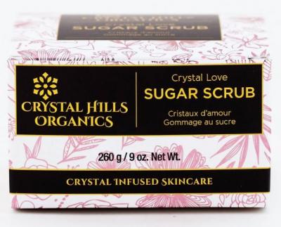 Body Scrub Crystal Love Sugar Scrub Rose Quartz
