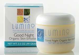 Facial Moisturizer Organic Restorative Skin Emollient Night Cream - Unscented Version - Lumino