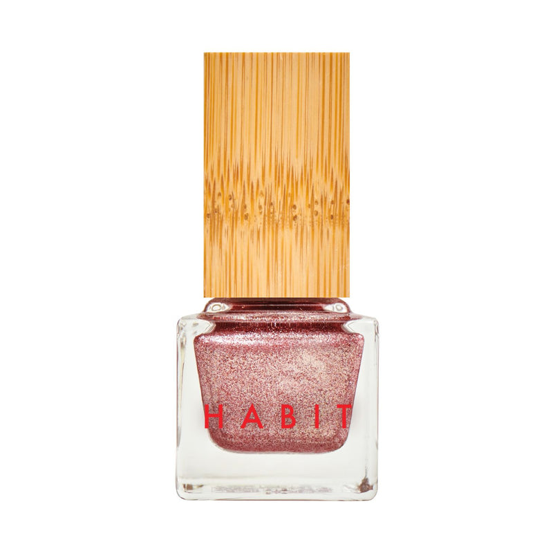 New Trend New Nail Polish -Body Electric 46 Rose Gold Foil Non Toxic by Habit Cosmetics