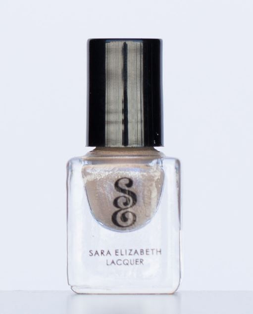 Nail Polish Sand - Nude Shimmer - Non Toxic Vegan Mini Bottle
