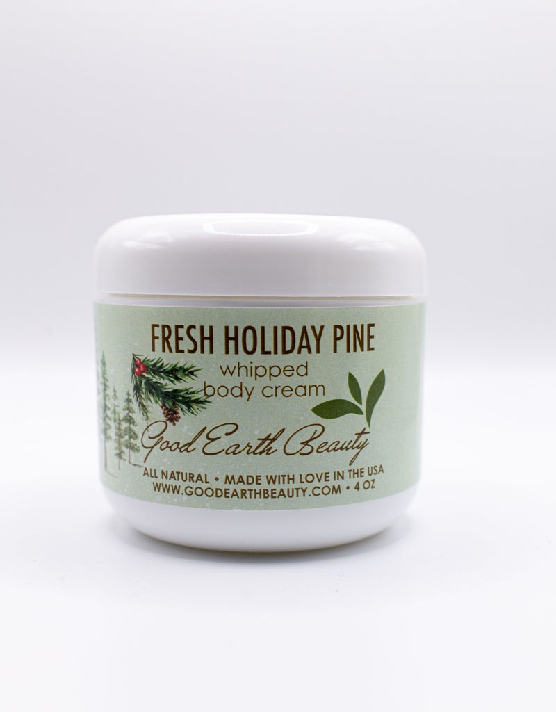 Body Cream Fresh Holiday Pine Good Earth Beauty