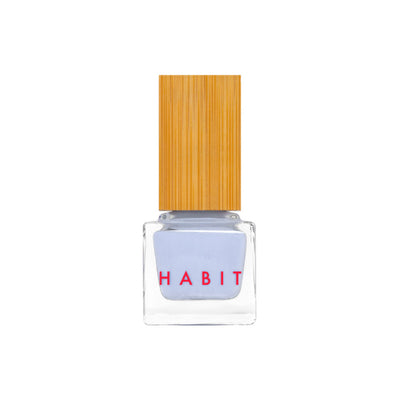 Nail Polish - Soft Focus - pale lavender-blue creme - Non Toxic Habit Cosmetics