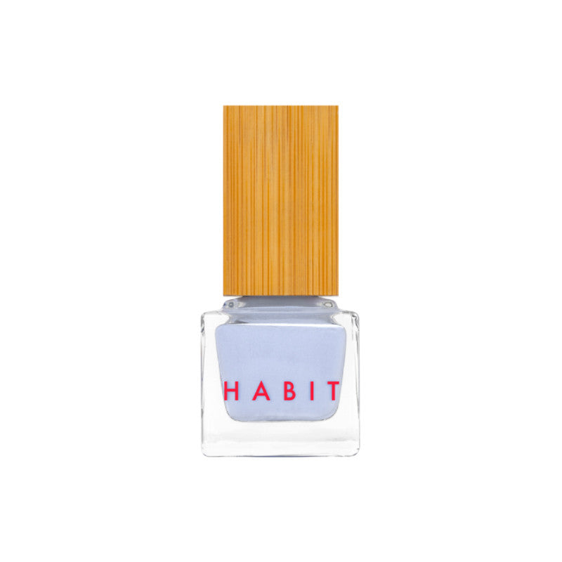 Nail Polish - Soft Focus - pale lavender-blue creme - Non Toxic Habit Cosmetics