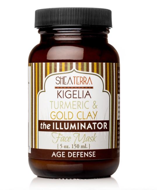 Face Mask - Kigelia Turmeric & Gold Clay the ILLUMINATOR AGE DEFENSE